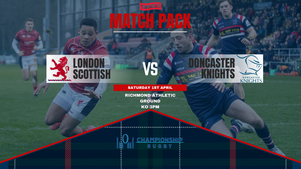 London Scottish vs Doncaster Knights MATCH PACK London Scottish Rugby